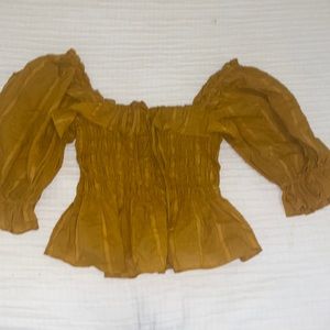 Mustard yellow Indigo Rising shirt